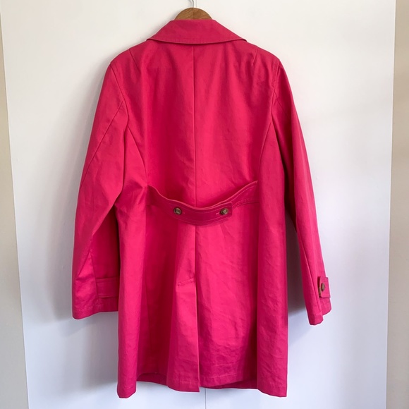 J. Crew Pink Trench Coat - Picture 8 of 14